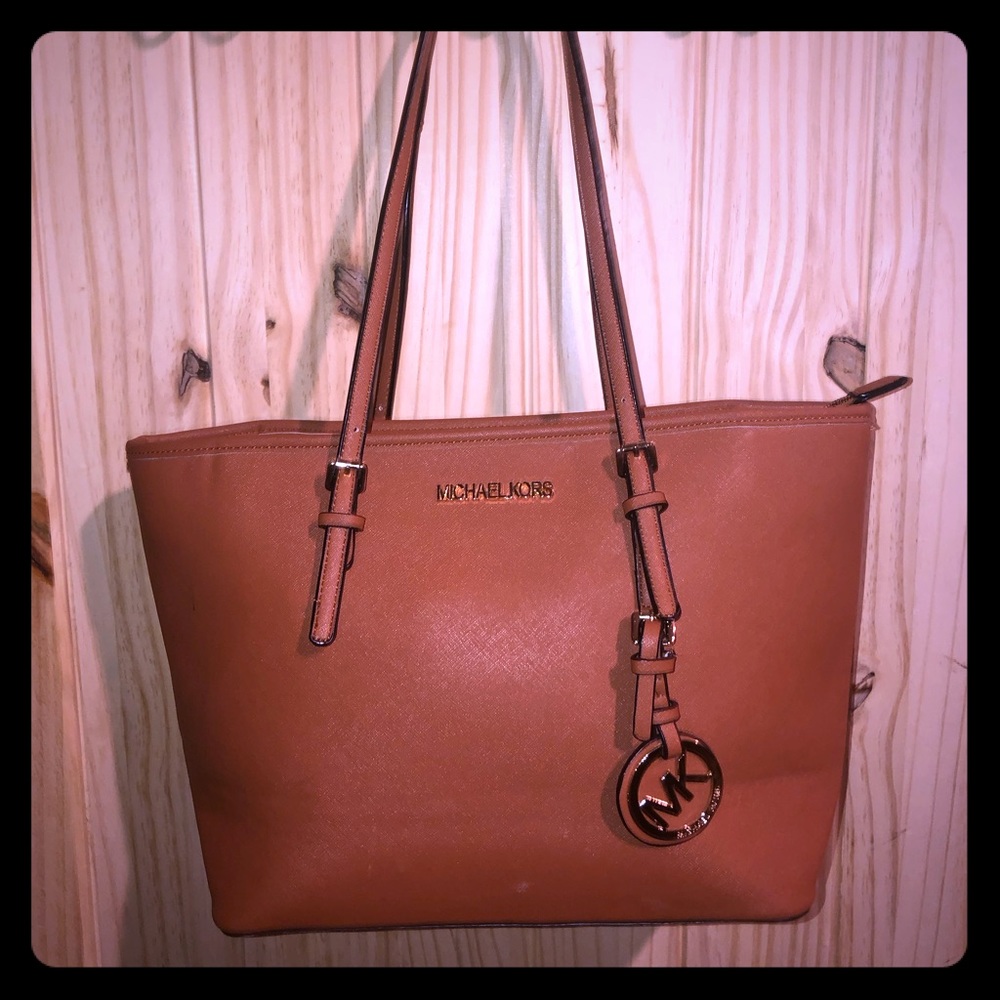 MK tote bag brown